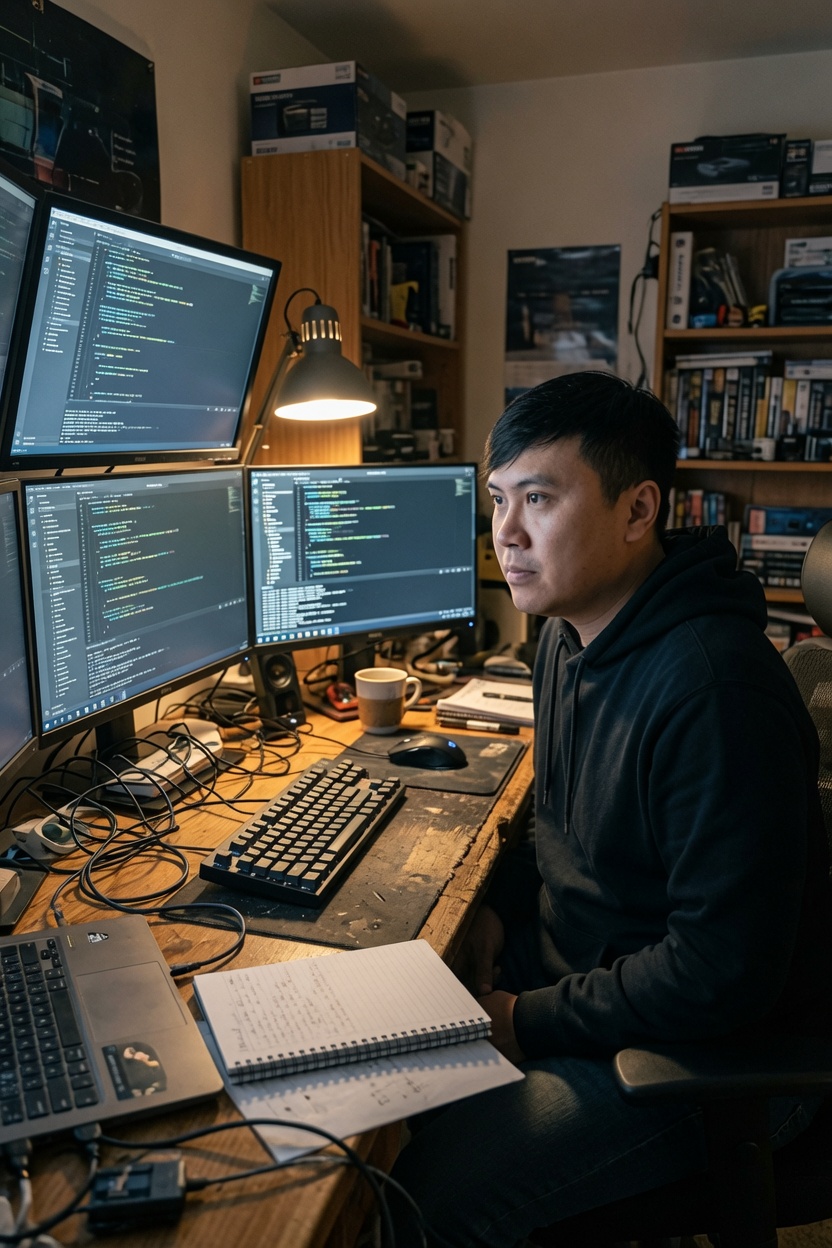 Coding workspace